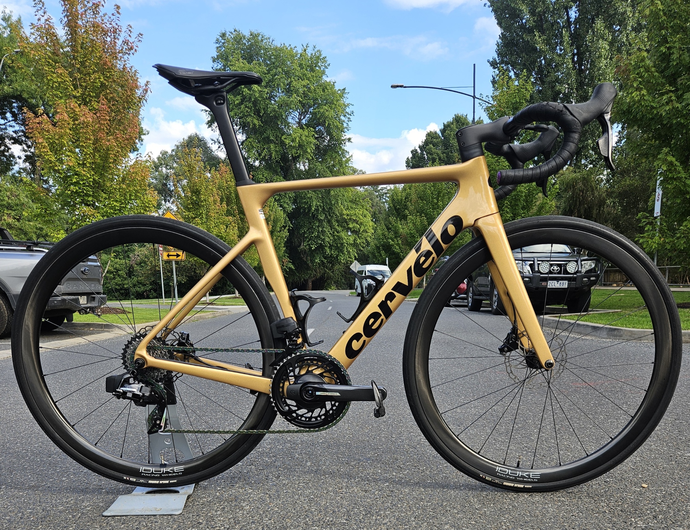 Cervelo Soloist Force AXS GOLD DUST 54cm Demo